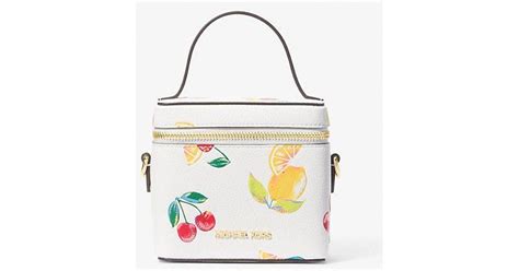 sandrine stud.crossbody michael kors|Sandrine Small Sequined Fruit Print Crossbody Bag .